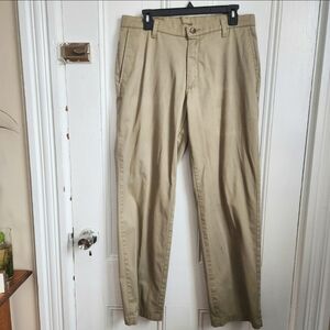 Lee Total Freedom Relaxed Fit Khaki Men's Trousers Size 32x32